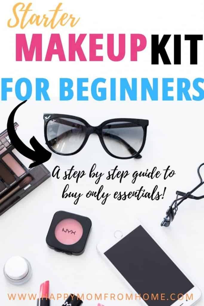 Makeup kit for beginners, the starter makeup bag best drougstore products