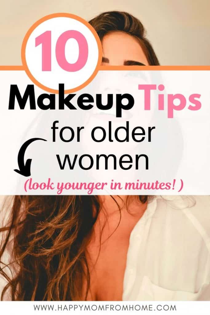 10 makeup tips for older women, how to apply makeup to mature skin, how to look younger in minutes