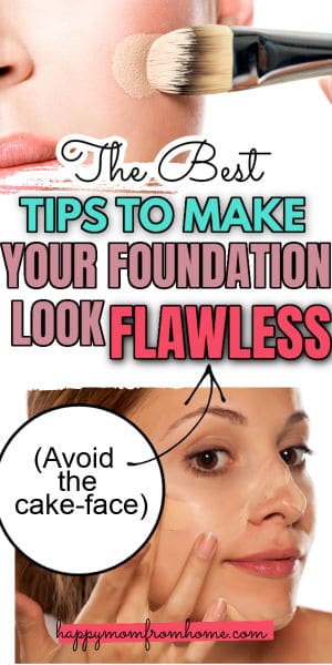The best tips to make your foundation look flawless, how to avoid the cake-face