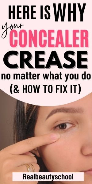 how to stop concealer from creasing under eyes - how to apply concealer under eyes - concealer creasing - cakey concealer  concealer tutorial with pictures 