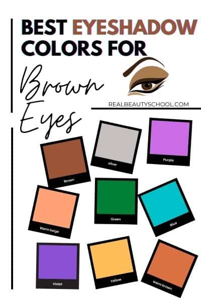 eyeshadow colors to wear with brown eyes
