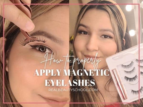 How to apply magnetic lashes like a pro