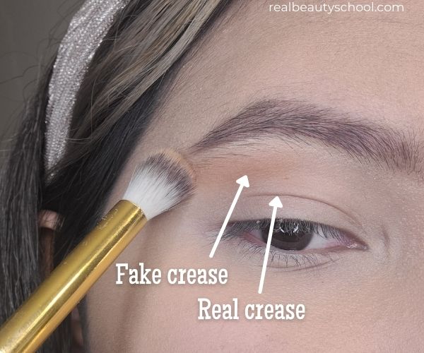 cut crease hooded eyes step by step tutorial 