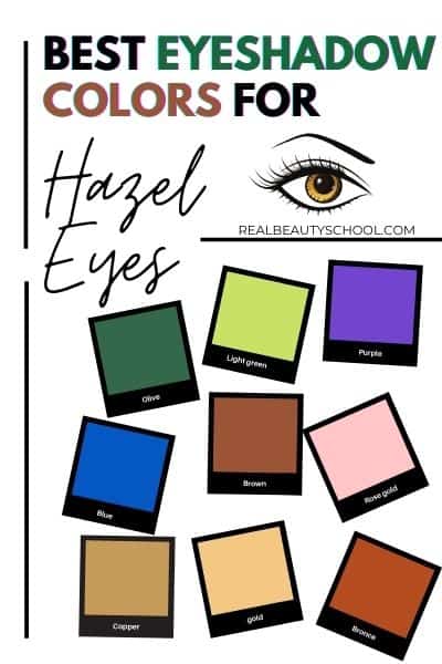 Best eyeshadow colors for hazel eyes 