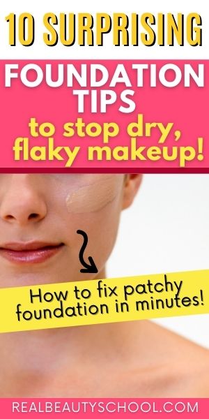 why your foundation looks dry and flaky and how to fix it