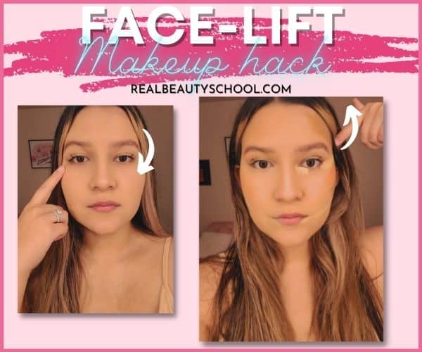 How a face-lift with makeup: Face-lift Concealer Hack Tutorial - Beauty School