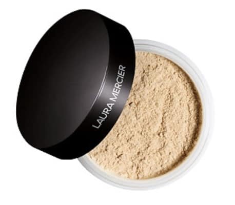 laura mercier translucent powder to set the eyeshadow primer before applying eyeliner to prevent it from smearing