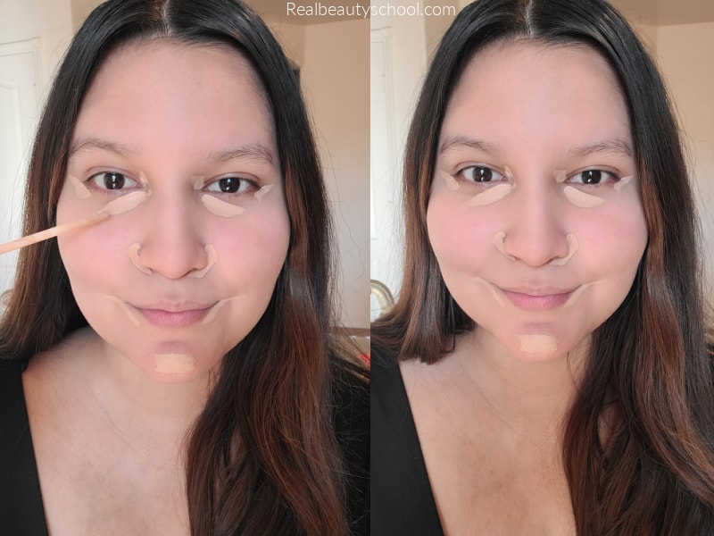 how to apply concealer without foundation 
