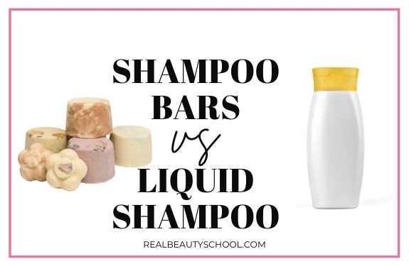 shampoo bars and liquid shampoo