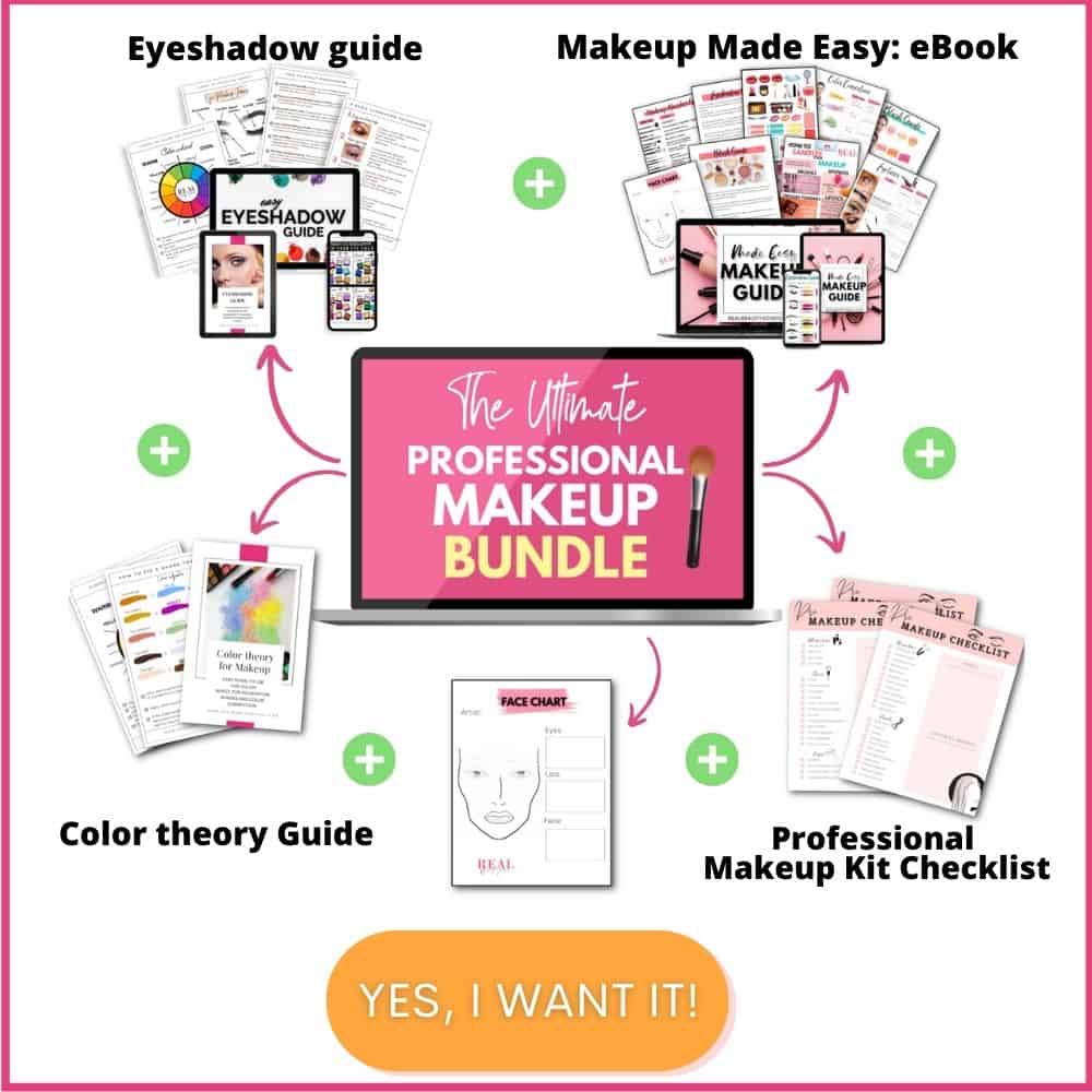 professional makeup pdf guide and eyeshadow guide