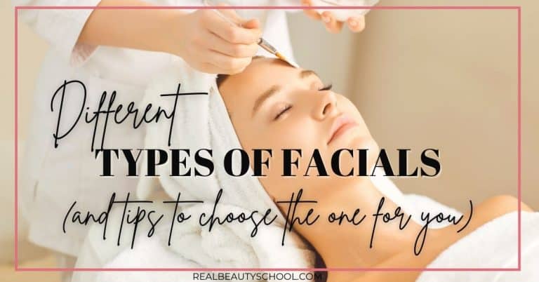 woman getting a facial treatment