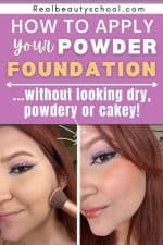 How to Apply Powder Foundation like a Pro (Without looking Dry or Cakey ...