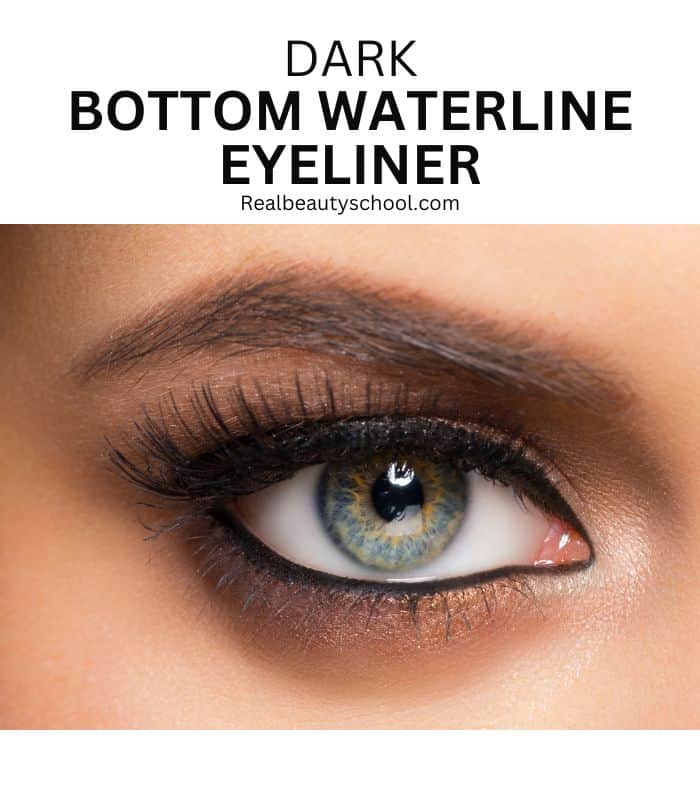 dark bottom waterline eyeliner