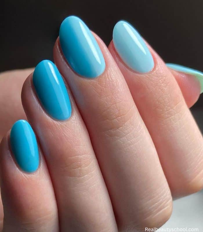 Aqua Summer Nails