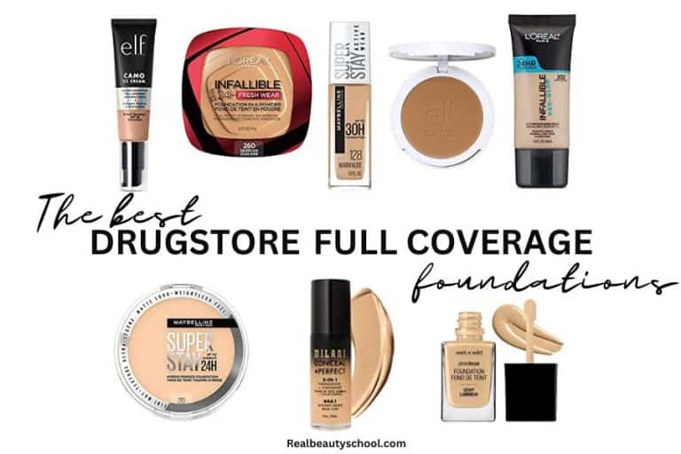 17 Best Drugstore Full Coverage Foundations Real Beauty School