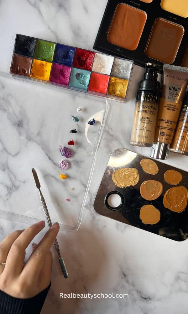 how to make your custom foundation with the primary colors