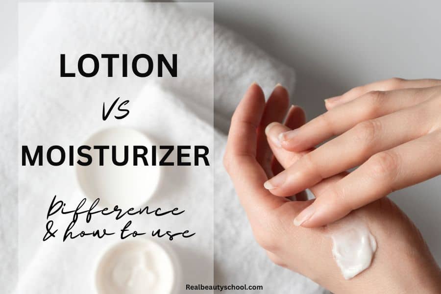 lotion vs moisturizer