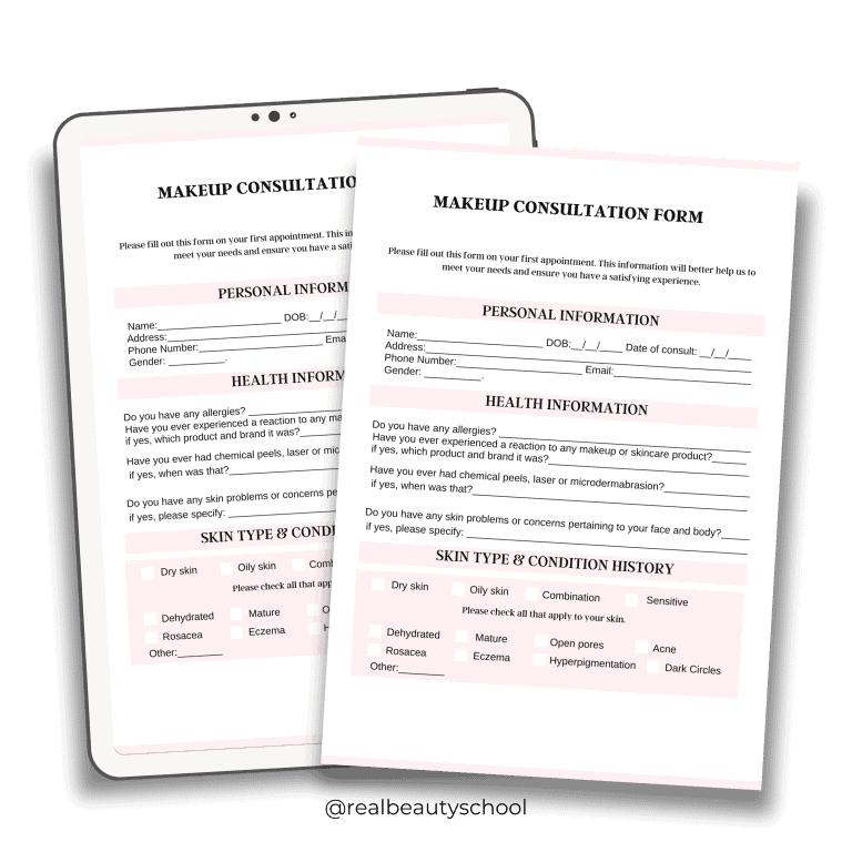 Freelance Makeup Artist Contract Template By A Mua Pdf Form Real Beauty School 3364