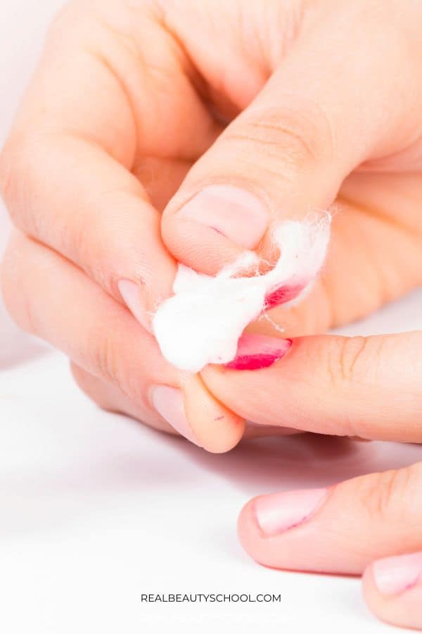 gel nails at home, removing nail polish