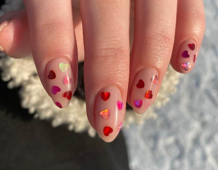 valentines day nails