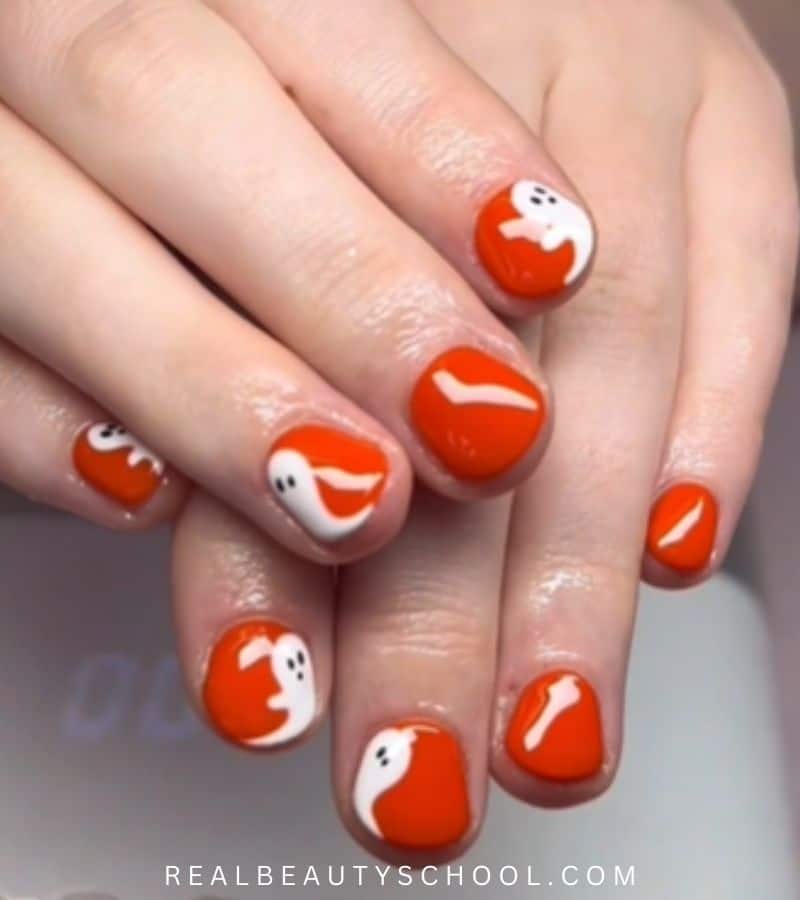 halloween nails design gel nails