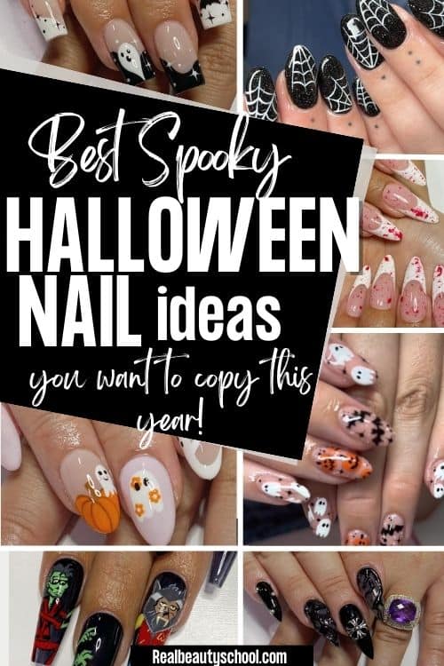 spooky halloween nail designs