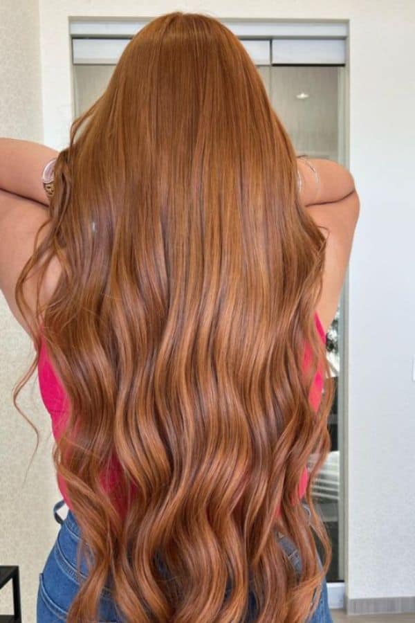honey copper hair 