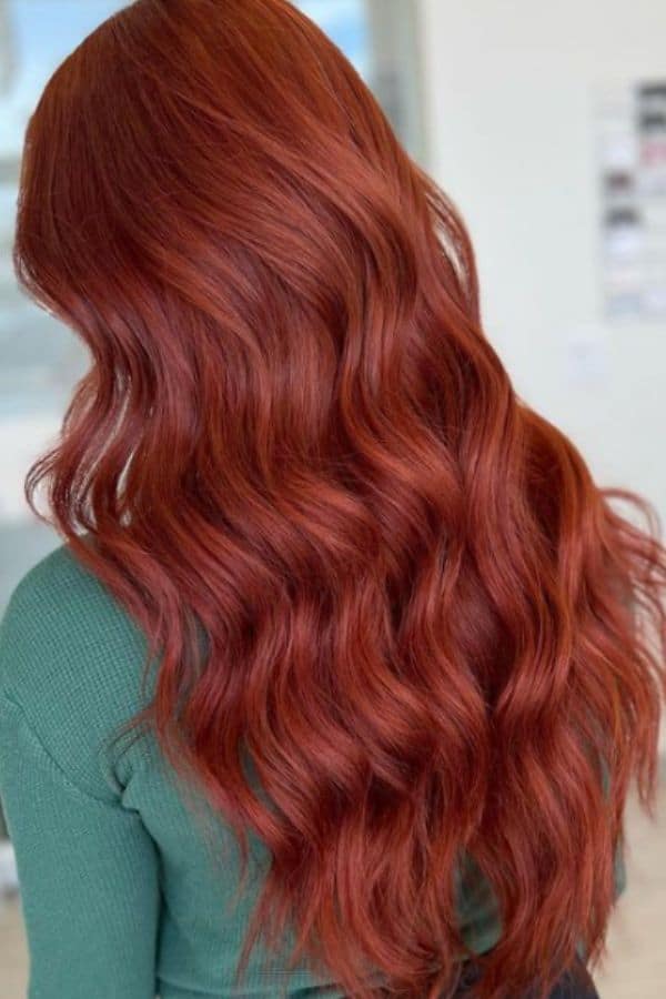 red copper hair 