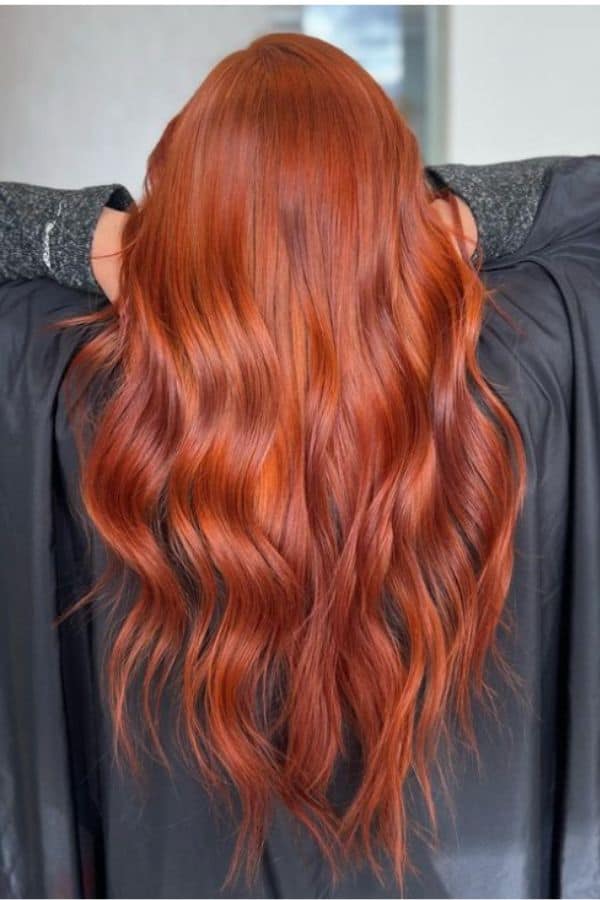 amber copper hair 