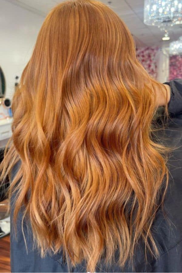 light golden copper hair 
