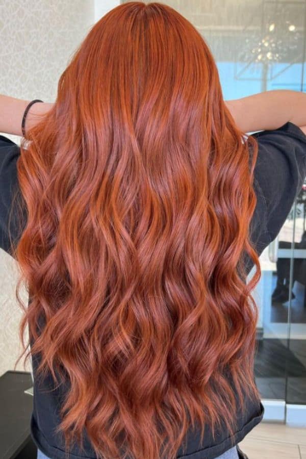 light copper hair color