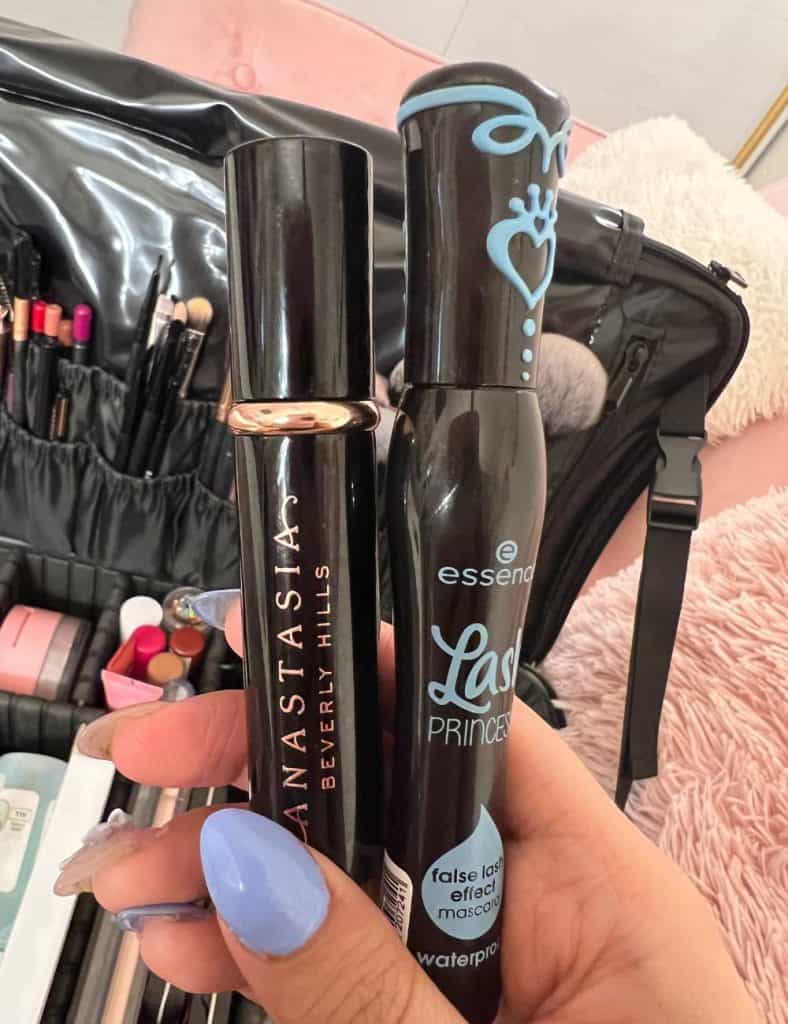 essence waterproof mascara and anastasia beverly hills mascara