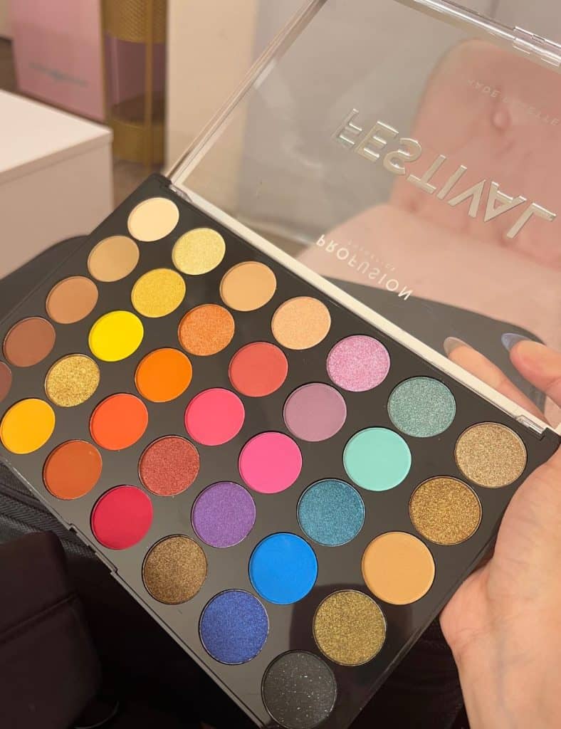 festival colorful eyeshadow palette