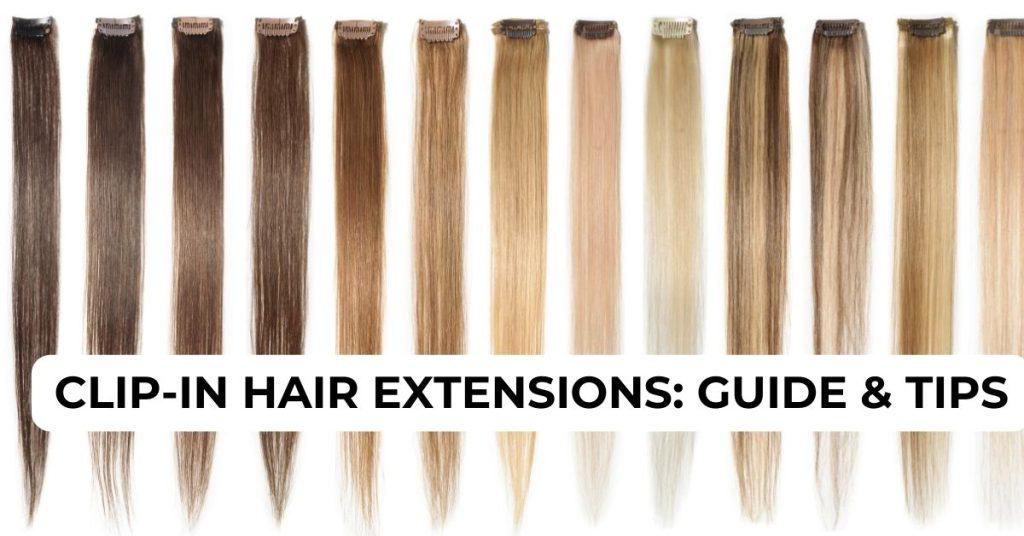 different types of clip in hair extensions