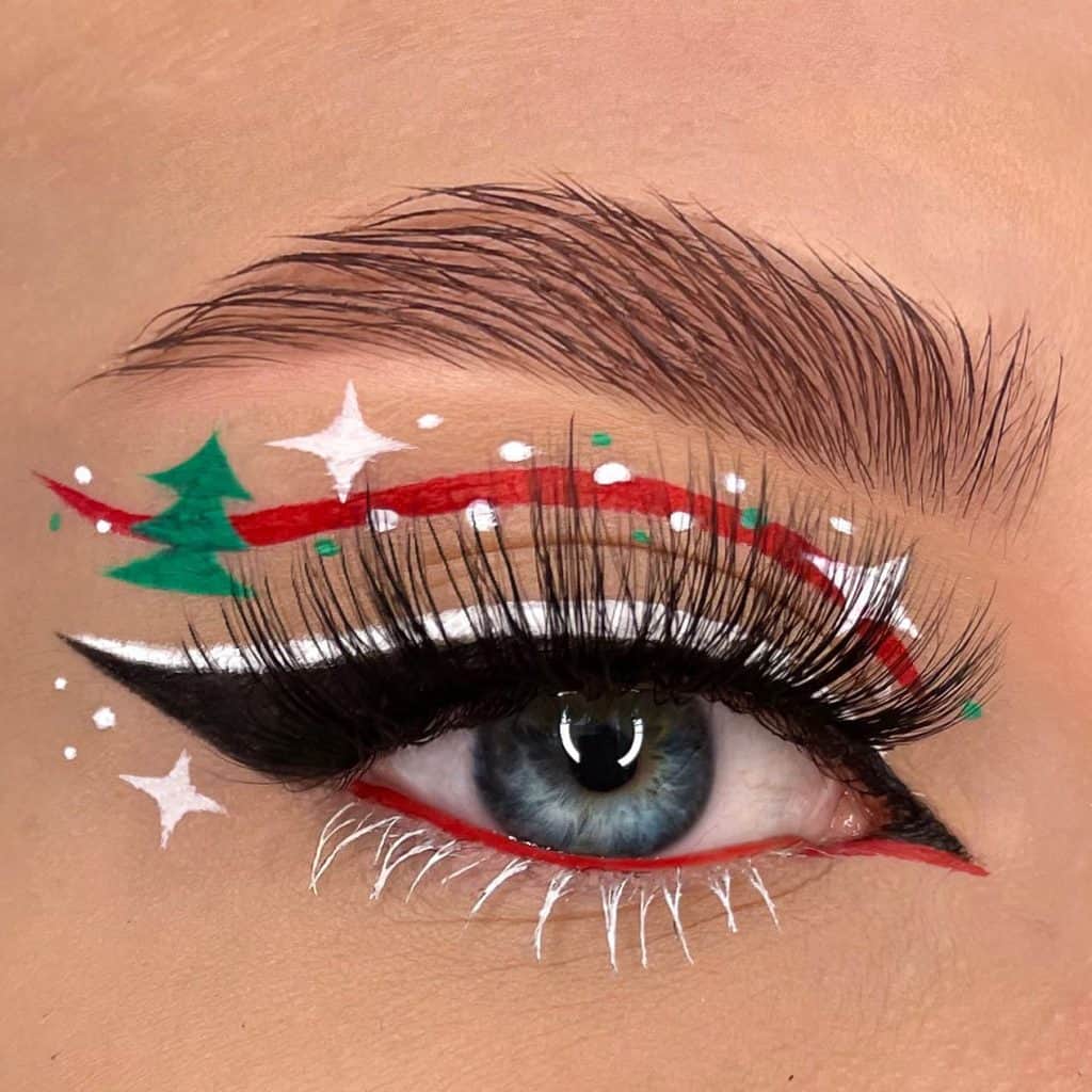 Easy Christmas Eyeliner Ideas to Make Your Eyes Pop this Season