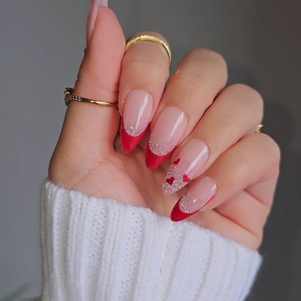 valentines day nail design 