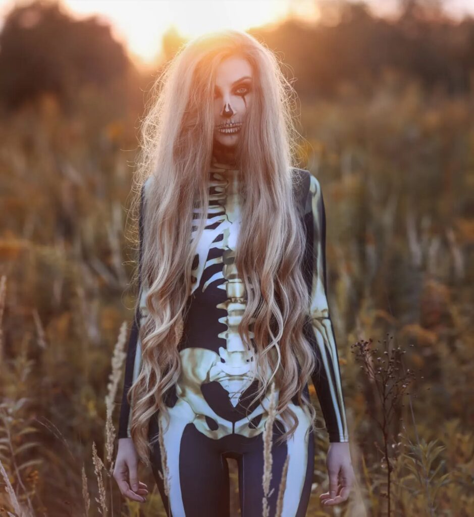 skeleton halloween costume
