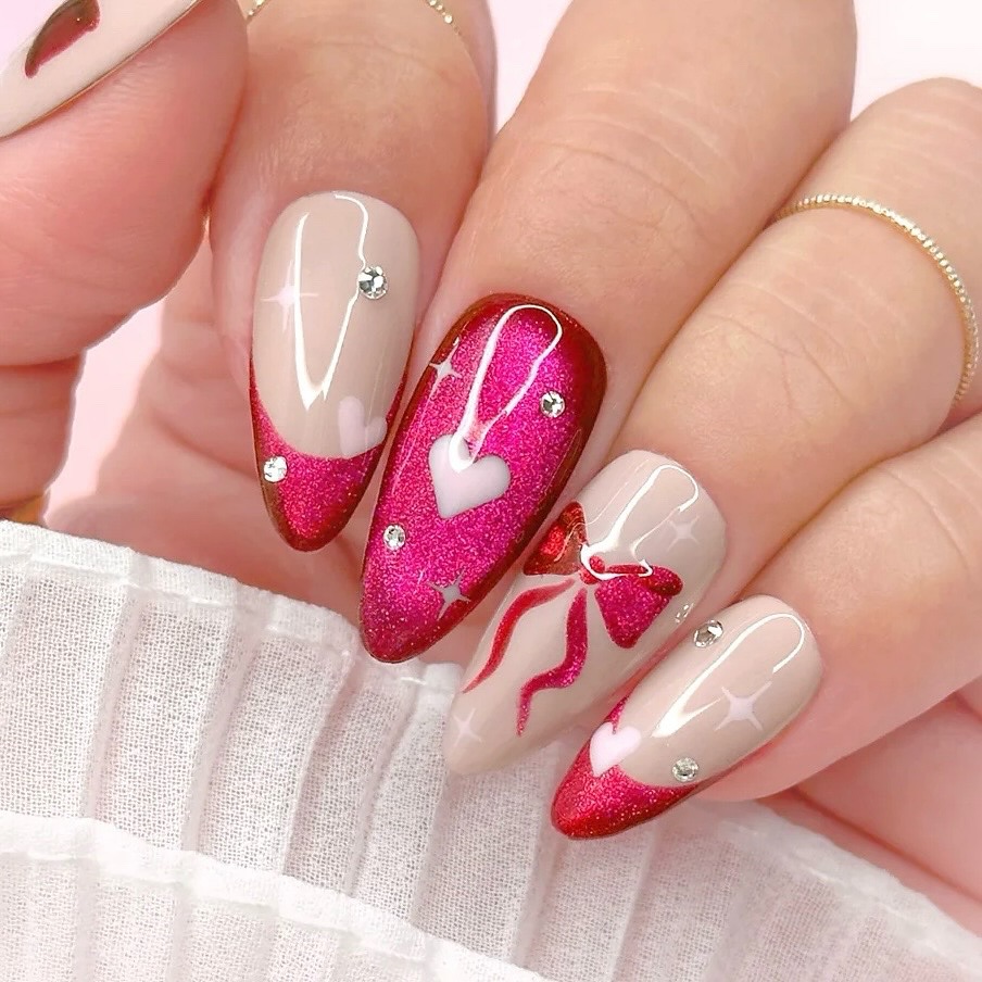 The Cutest Pink Valentine’s Day Nail Ideas for Every Style